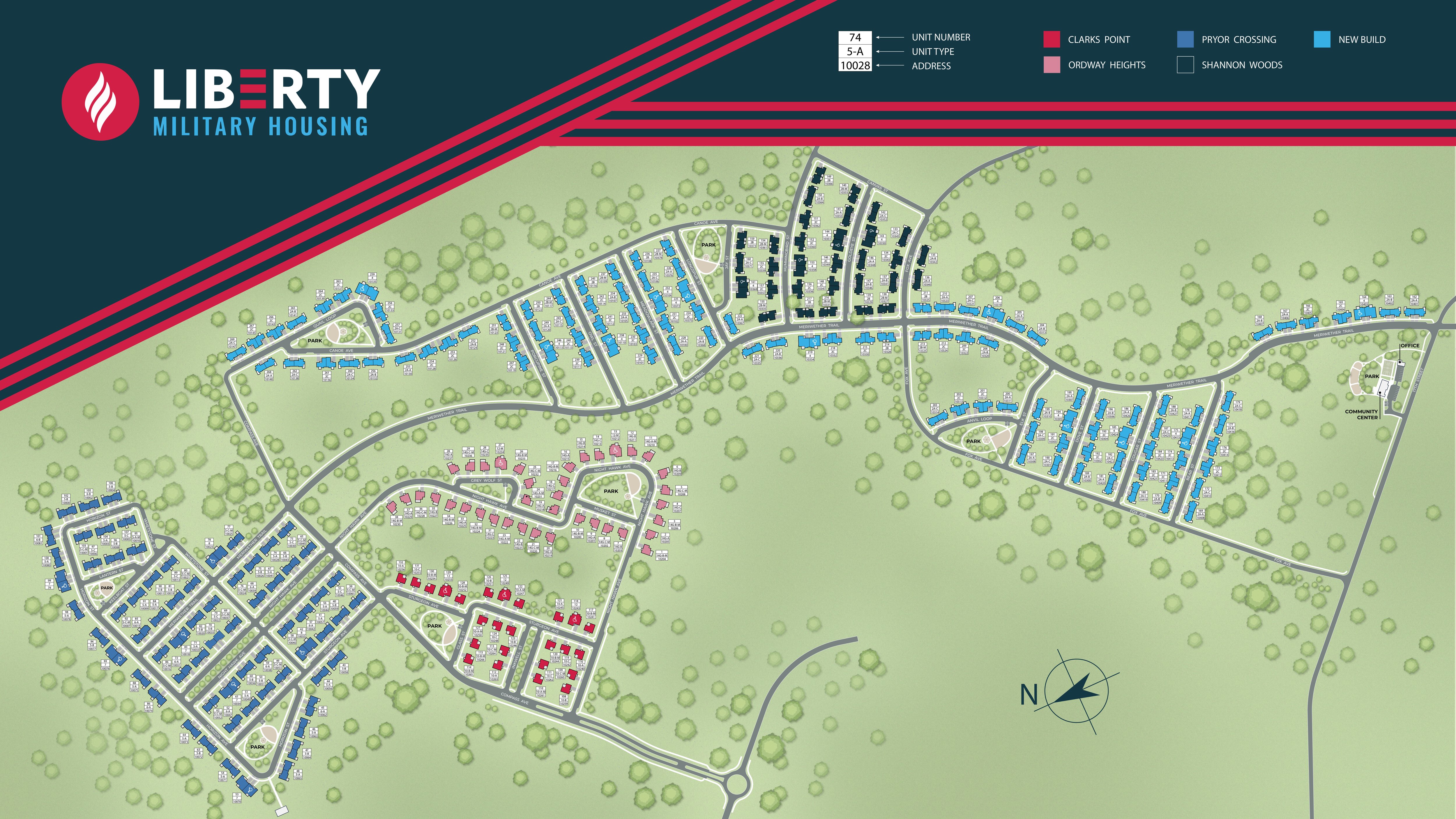 1047_Meriwether Landing_Liberty Military_Site Map_Draft FINAL