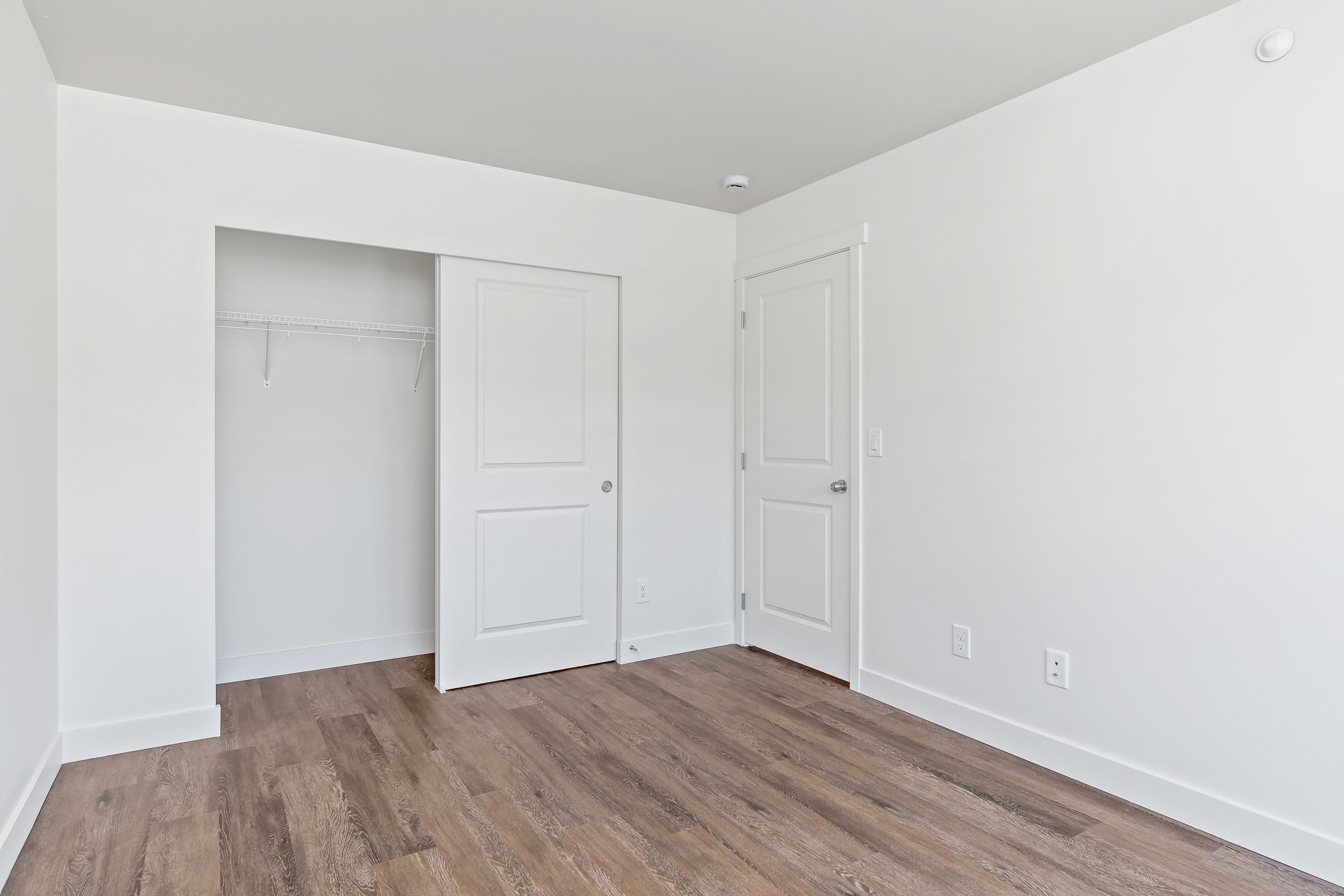 Bedroom with Ample Closet Storage